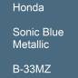 Preview: Honda, Sonic Blue Metallic, B-33MZ.